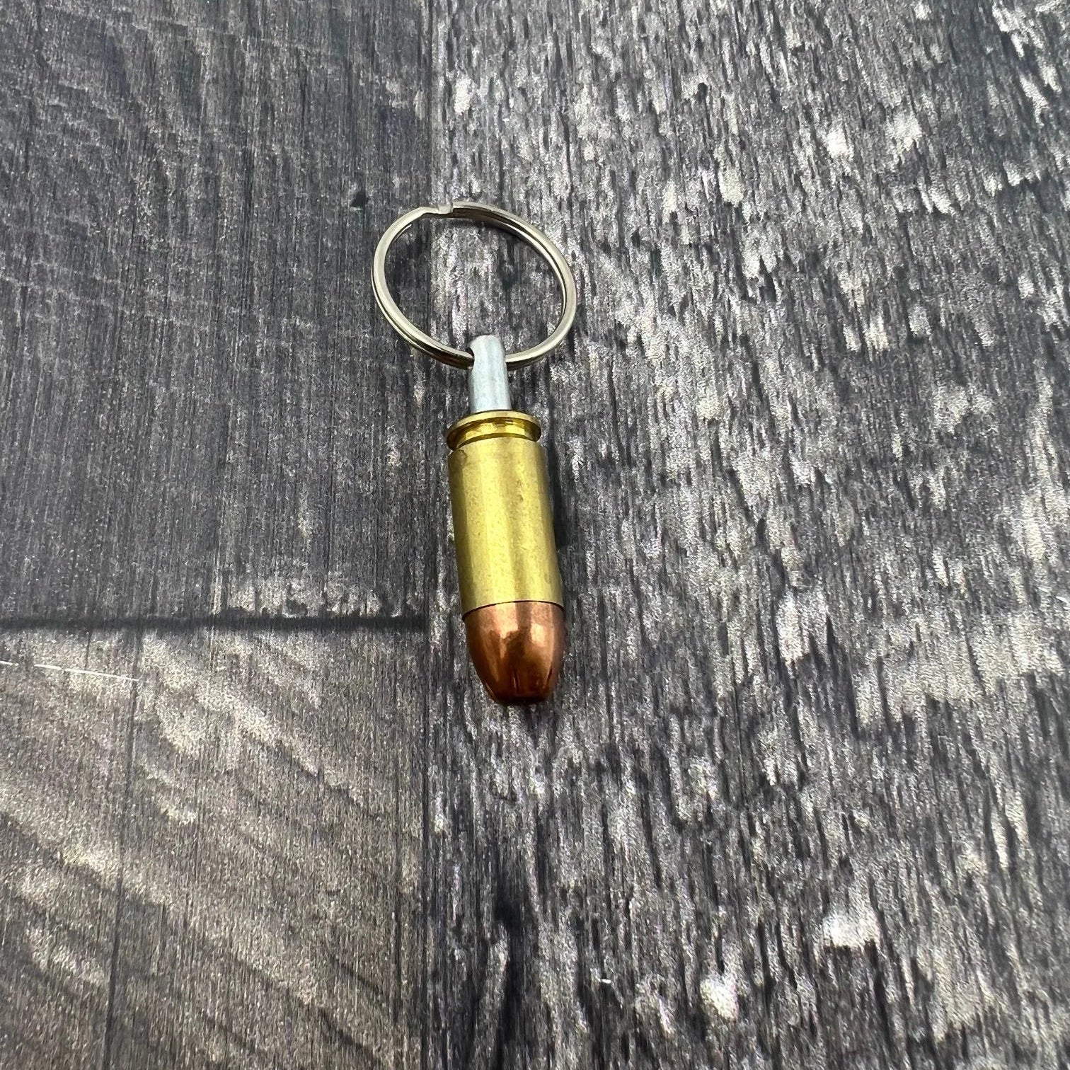 40 S&W Bullet Brass Keychain