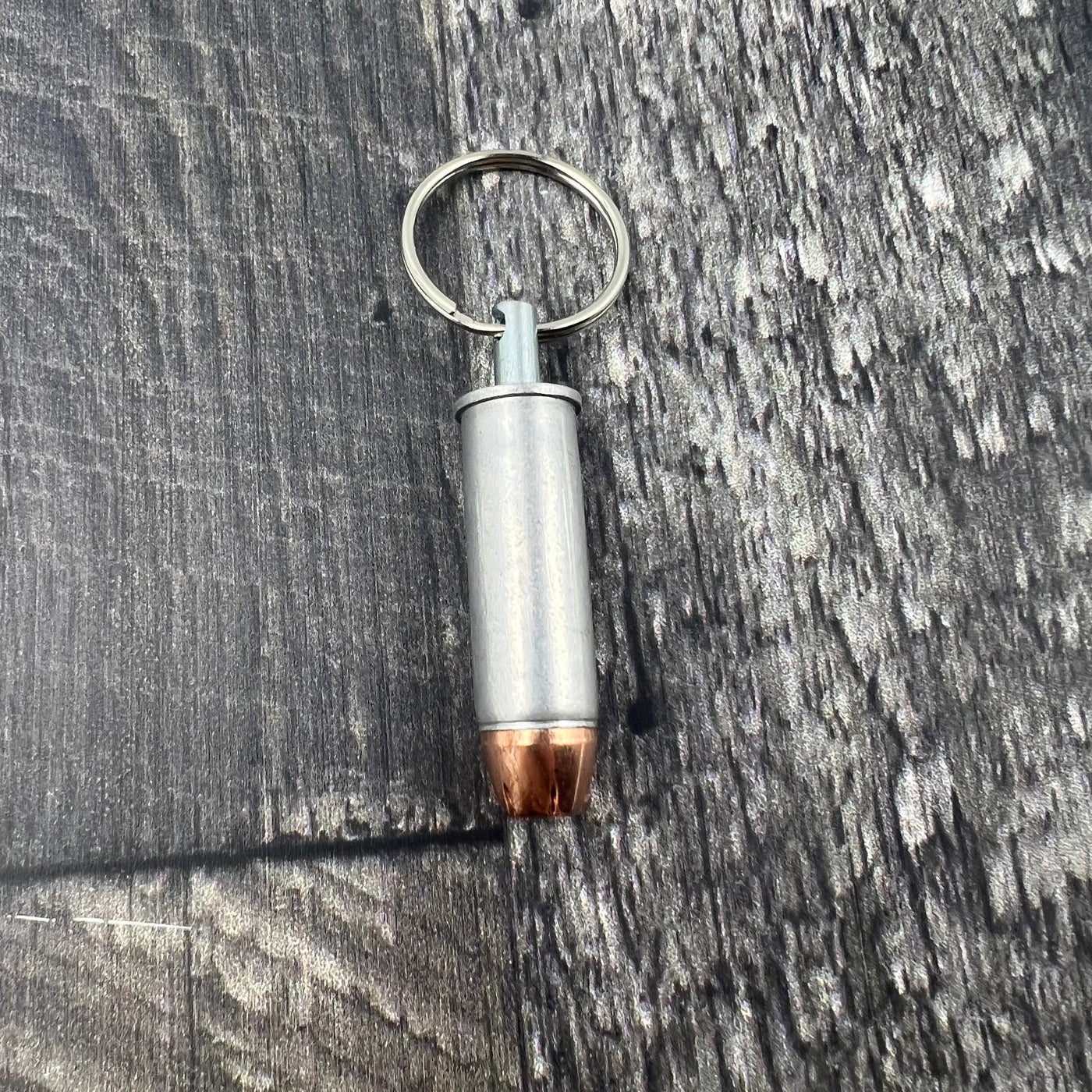 44 Magnum Bullet Aluminum Keychain