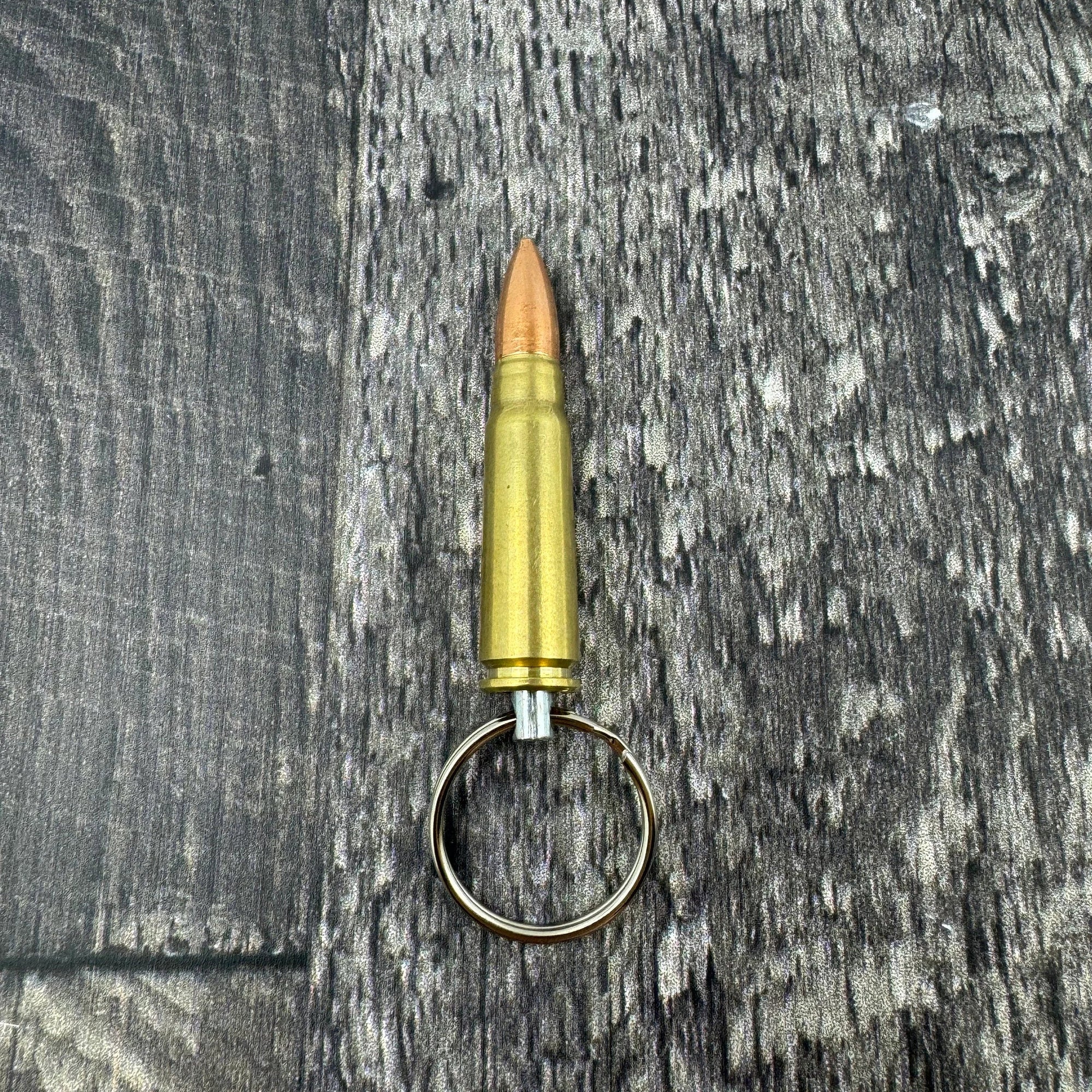 7.62x39 Bullet Brass Keychain