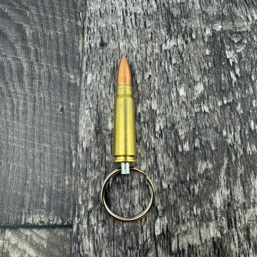7.62x39 Bullet Brass Keychain