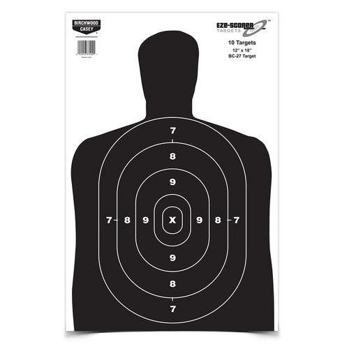 12 X 18 BC-27 TARGET, 10 TARGETS (37202)(BRC-TR-026)