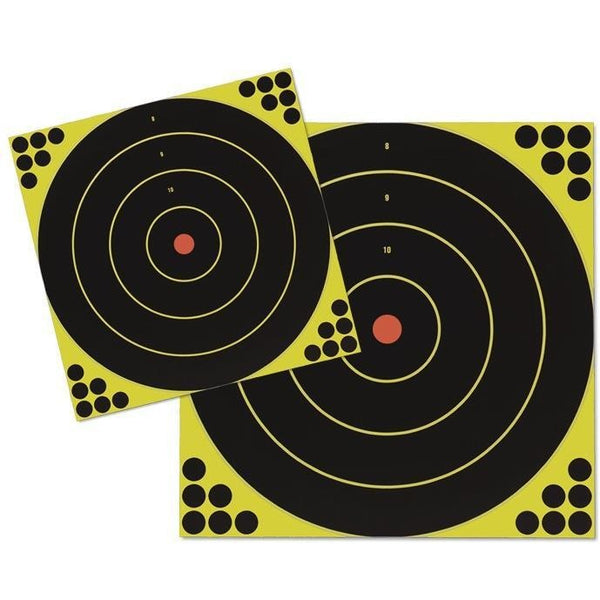 12" Bulls-Eye, 5 Targets (34012) - Shoot'N'C Self-Adhesive Targets (BRC-TR-004)