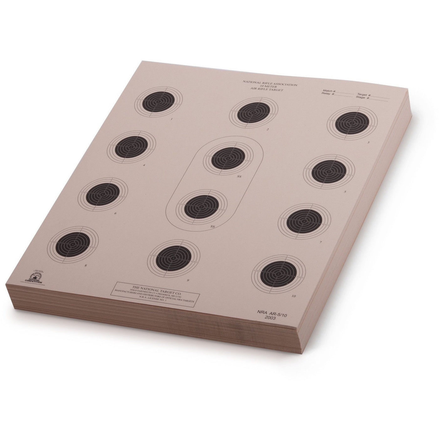 10m Targets (CRS-TR-009)