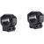 1" 2 Piece Tactical Mounts - Medium (24101)(HWK-MN-042)