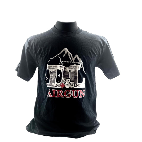 Black X-Large D&L Airgun T-shirt