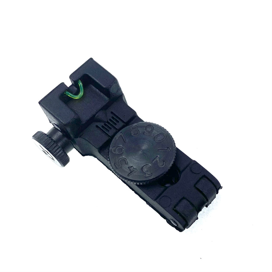 Fiber optic rear sight