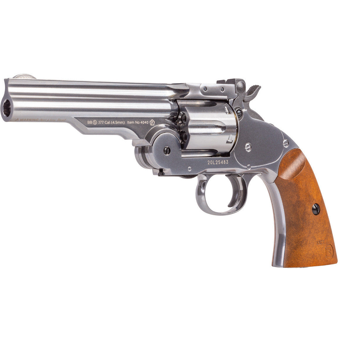 Chrome BB revolver - 2.5 inch - Black Ops USA