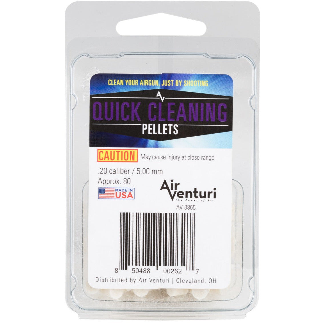 Air Venturi Quick Cleaning Pellets .20 Cal (AVN-MA-002)