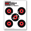 HALO Bullseye 3" Reactive Splatter 8.5"X11" Targets - 10 Pack (4612) (TMP-TR-010)