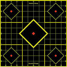 12" Sight-In, 5 Targets (34205) - Shoot'N'C Self-Adhesive Targets (BRC-TR-007)